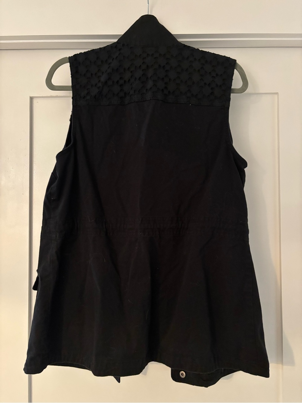 Liz Claiborne New York Black Safari Utility Vest - Picture 6 of 7